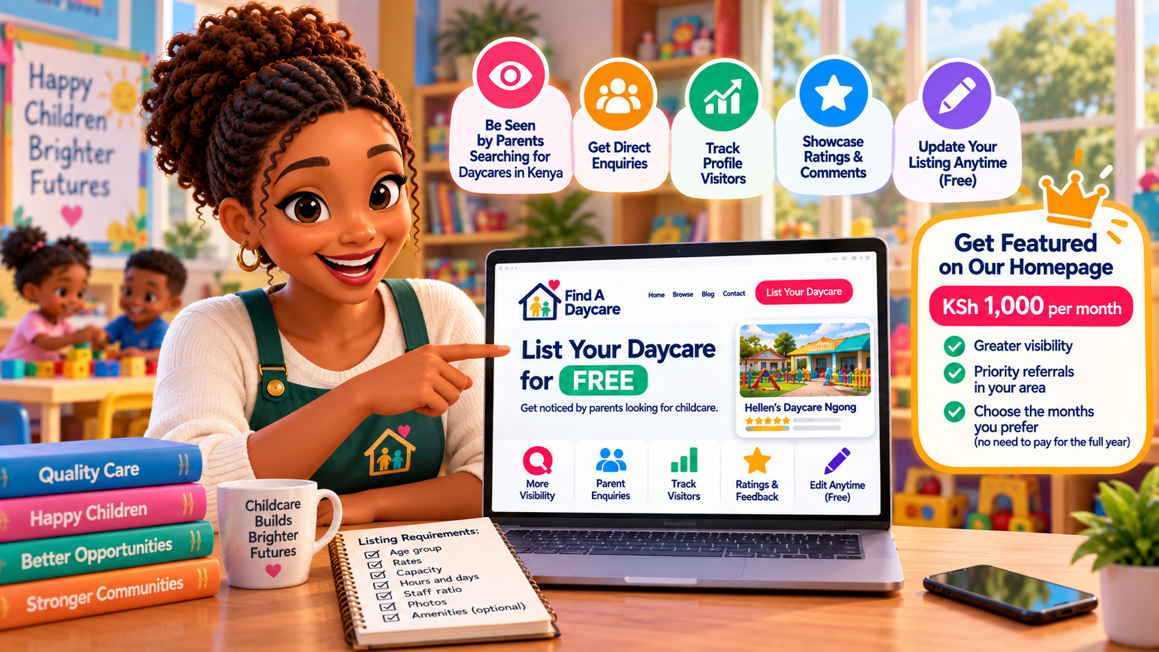 Here is Why Your Daycare Should Be on Find A Daycare!
