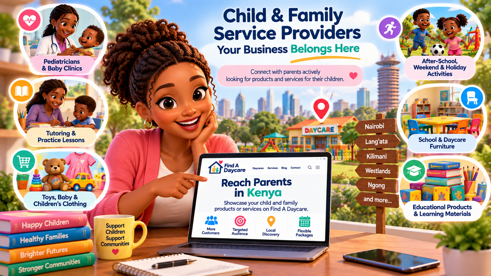 Do You Sell Products or Services for Children? Find Your Audience on Find A Daycare